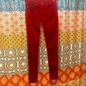 AG The Legging Super Skinny Opulent Stretch Velvet